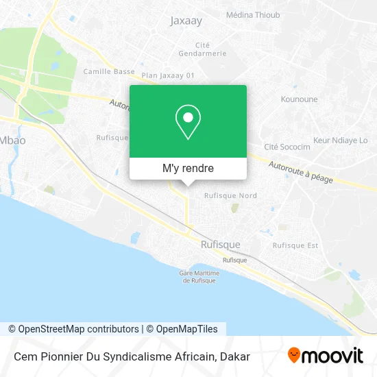 Cem Pionnier Du Syndicalisme Africain plan