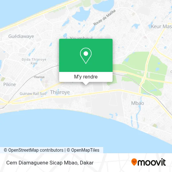 Cem Diamaguene Sicap Mbao plan