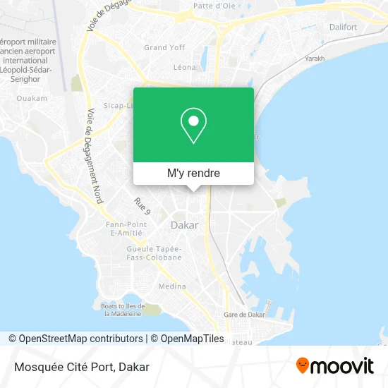 Mosquée Cité Port plan