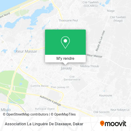 Association La Linguére De Diaxaaye plan
