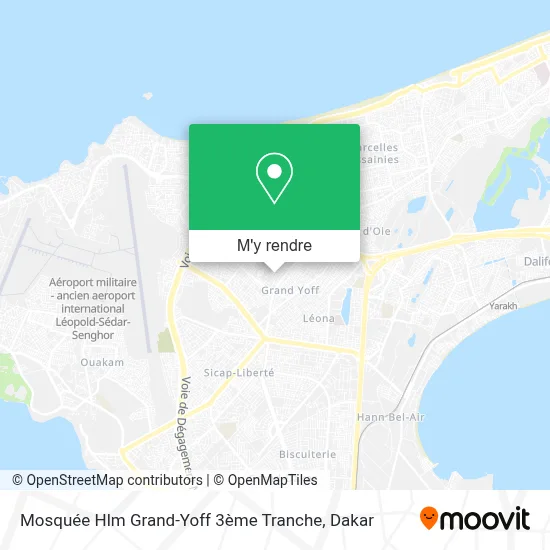 Mosquée Hlm Grand-Yoff 3ème Tranche plan