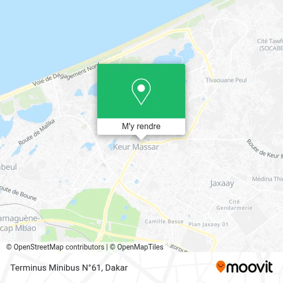 Terminus Minibus N°61 plan