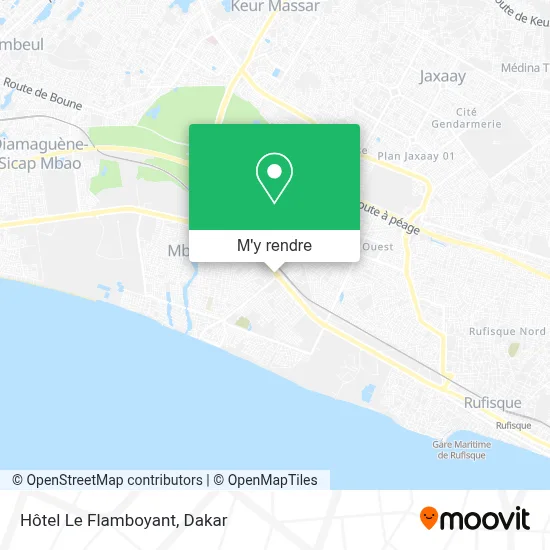 Hôtel Le Flamboyant plan