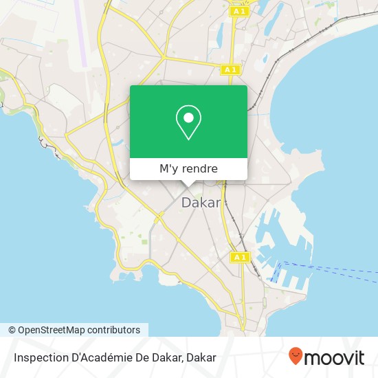 Inspection D'Académie De Dakar plan