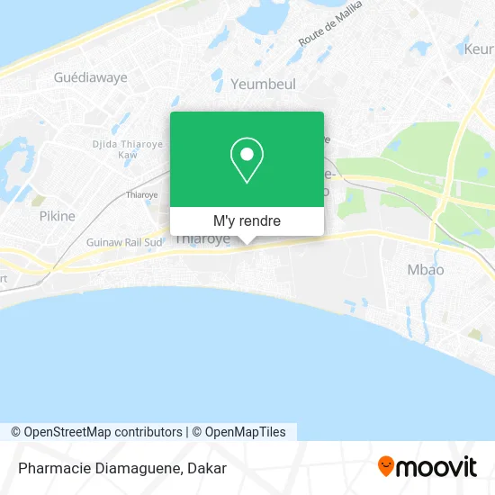 Pharmacie Diamaguene plan