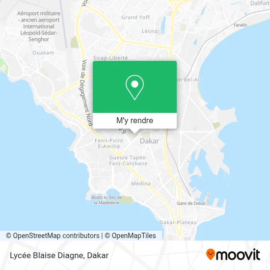 Lycée Blaise Diagne plan