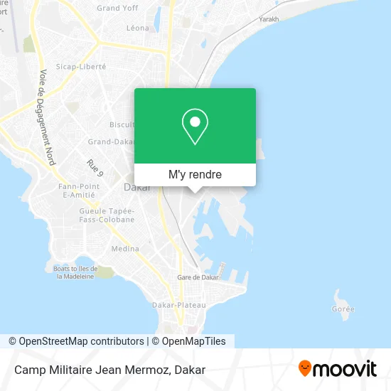 Camp Militaire Jean Mermoz plan