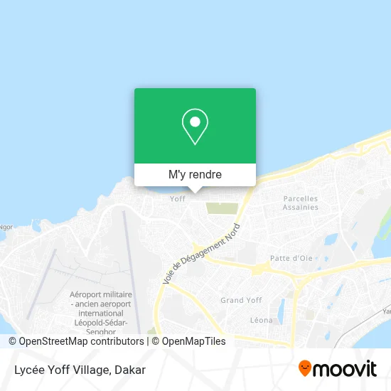 Lycée Yoff Village plan