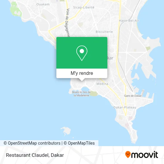 Restaurant Claudel plan