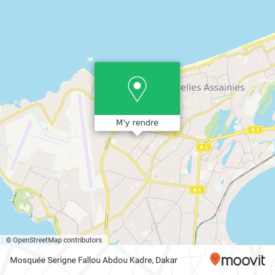 Mosquée Serigne Fallou Abdou Kadre plan