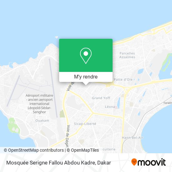 Mosquée Serigne Fallou Abdou Kadre plan