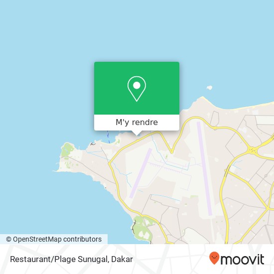 Restaurant/Plage Sunugal plan