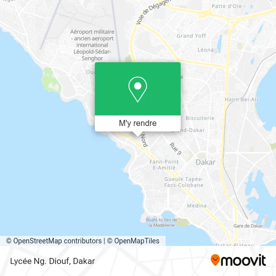 Lycée Ng. Diouf plan