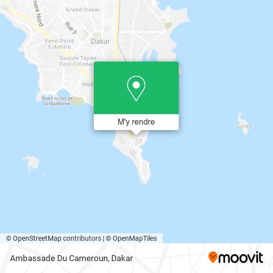 Ambassade Du Cameroun plan