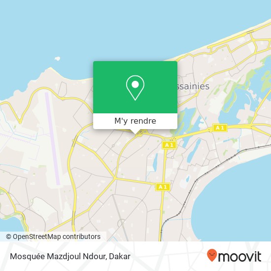 Mosquée Mazdjoul Ndour plan