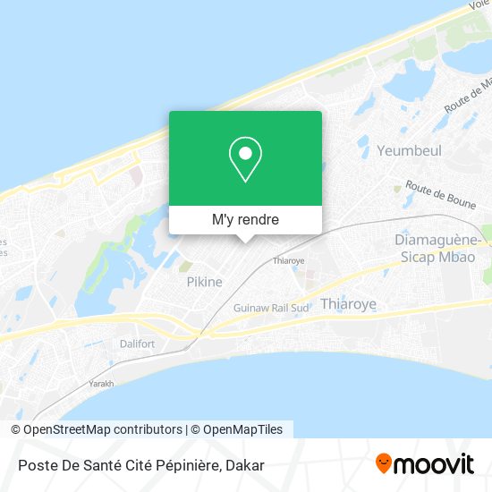 Poste De Santé Cité Pépinière plan