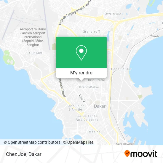 Chez Joe plan