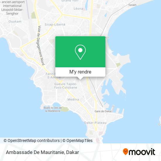 Ambassade De Mauritanie plan