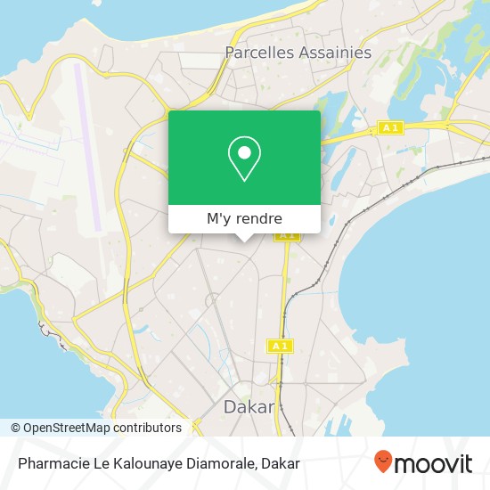 Pharmacie Le Kalounaye Diamorale plan