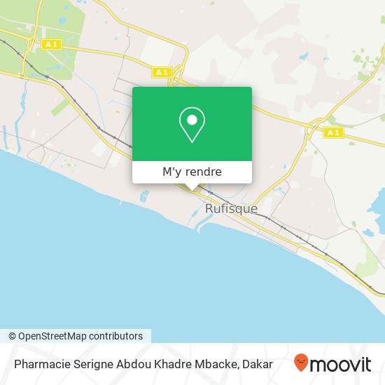 Pharmacie Serigne Abdou Khadre Mbacke plan