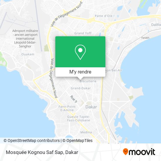 Mosquée Kognou Saf Sap plan