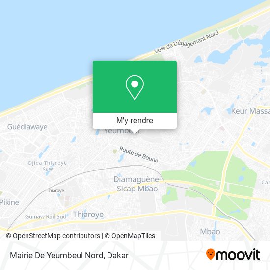 Mairie De Yeumbeul Nord plan