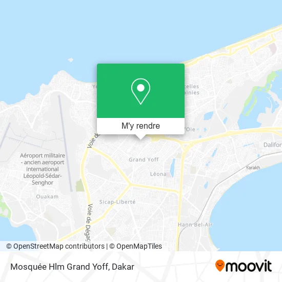 Mosquée Hlm Grand Yoff plan