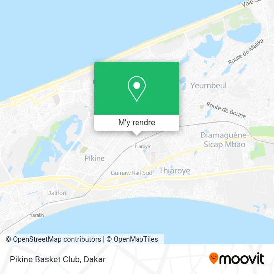 Pikine Basket Club plan