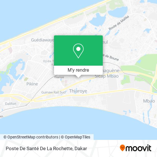 Poste De Santé De La Rochette plan