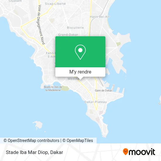 Stade Iba Mar Diop plan