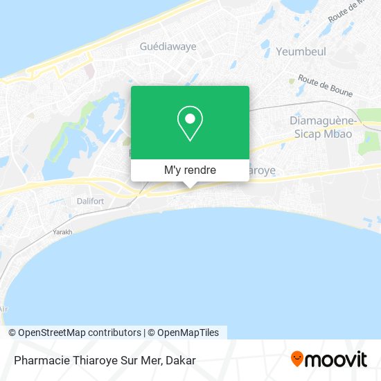 Pharmacie Thiaroye Sur Mer plan