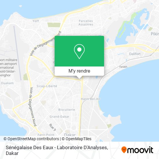 Sénégalaise Des Eaux - Laboratoire D'Analyses plan