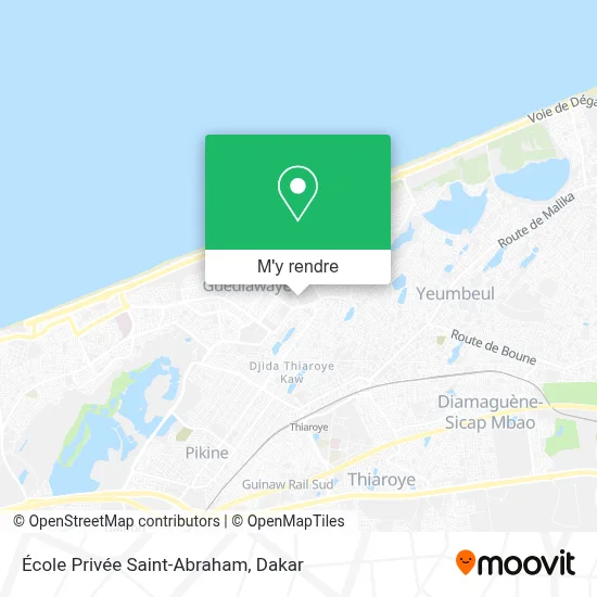 École Privée Saint-Abraham plan