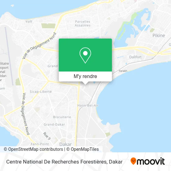 Centre National De Recherches Forestières plan