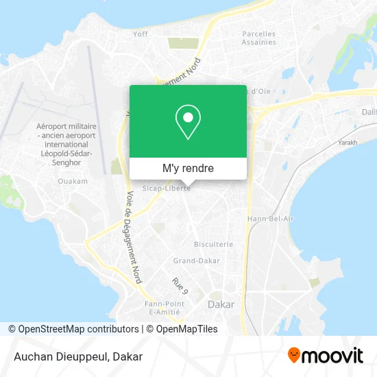 Auchan Dieuppeul plan