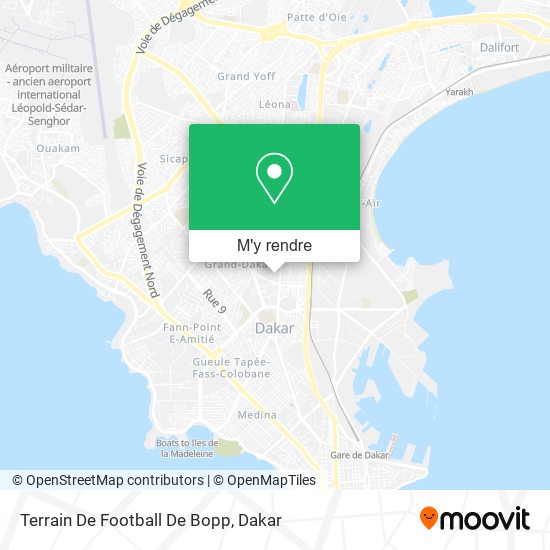 Terrain De Football De Bopp plan