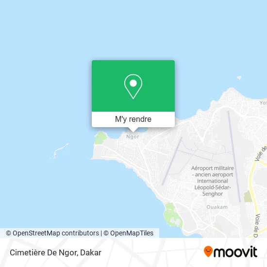 Cimetière De Ngor plan