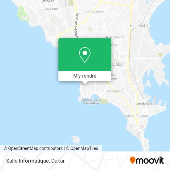 Salle Informatique plan