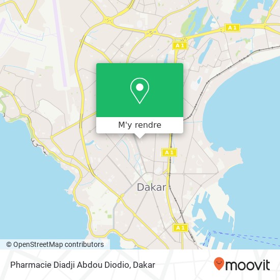 Pharmacie Diadji Abdou Diodio plan