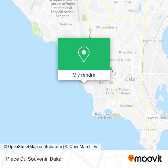 Place Du Souvenir plan