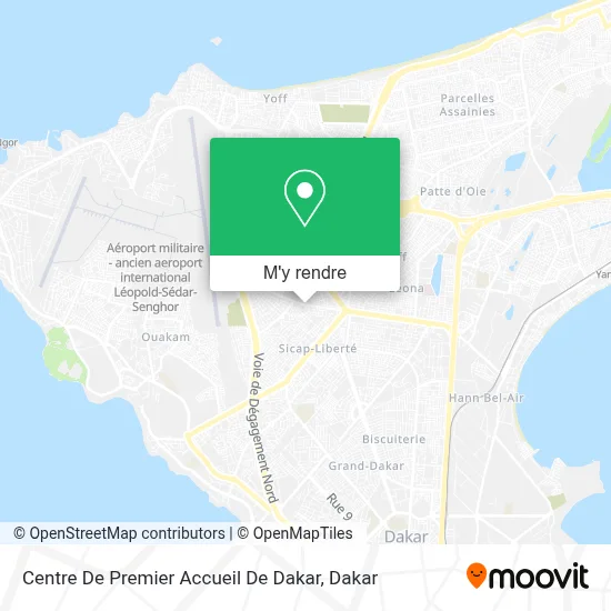 Centre De Premier Accueil De Dakar plan