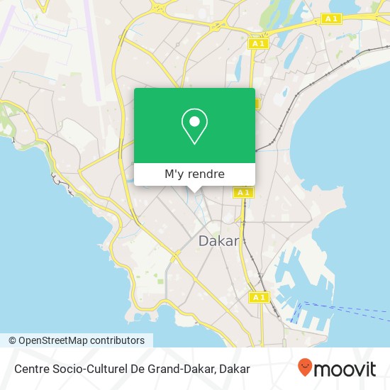 Centre Socio-Culturel De Grand-Dakar plan