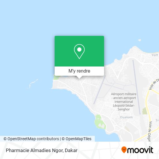 Pharmacie Almadies Ngor plan