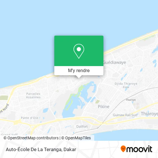 Auto-École De La Teranga plan
