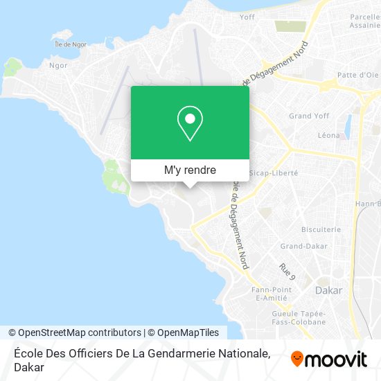 École Des Officiers De La Gendarmerie Nationale plan