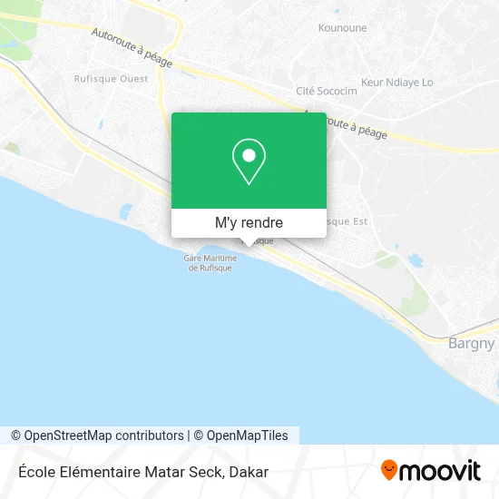 École Elémentaire Matar Seck plan