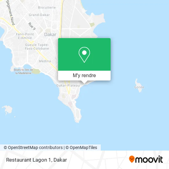 Restaurant Lagon 1 plan