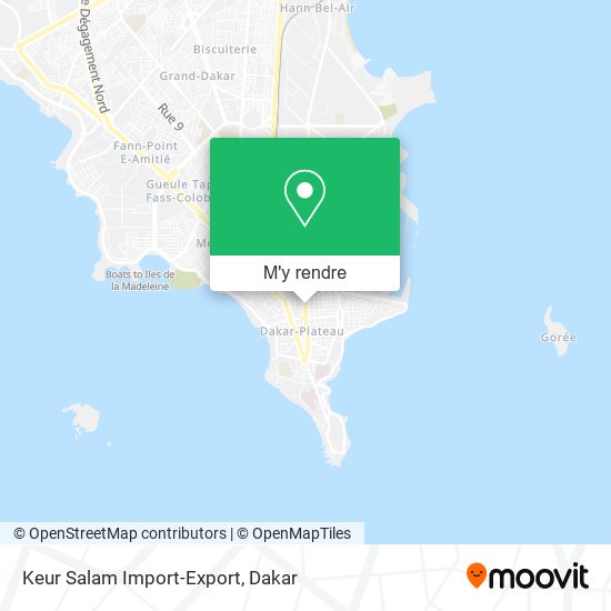 Keur Salam Import-Export plan