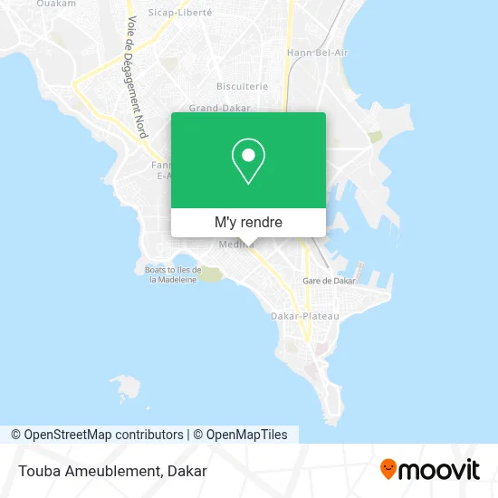 Touba Ameublement plan