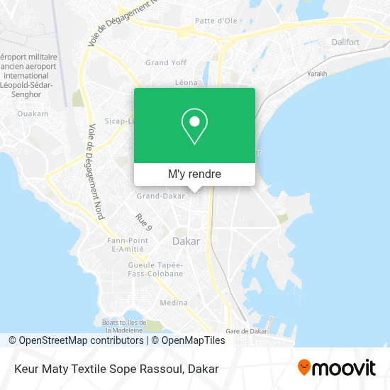 Keur Maty Textile Sope Rassoul plan